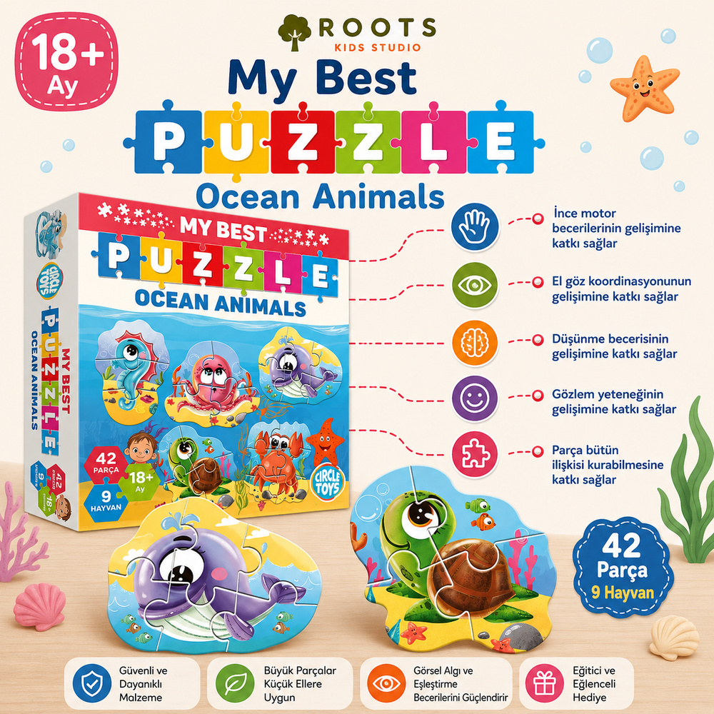 My Best Puzzle — Ocean Animals