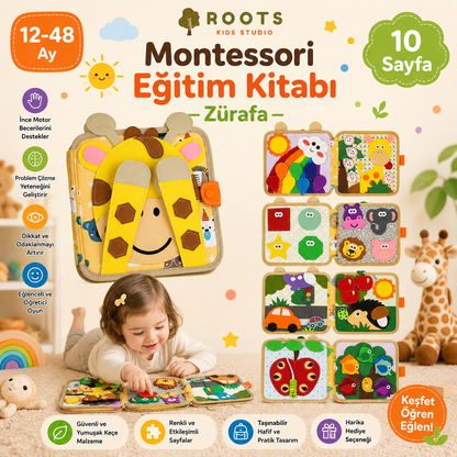 Montessori Eğitim Kitabı — Zürafa